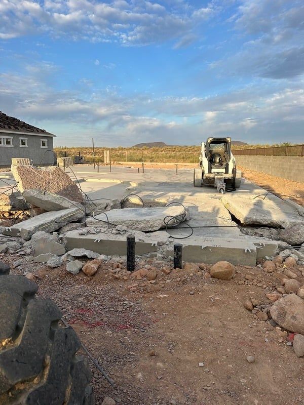 Breaking out a slab