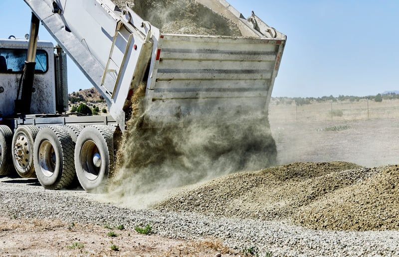 Dump Truck Hauling