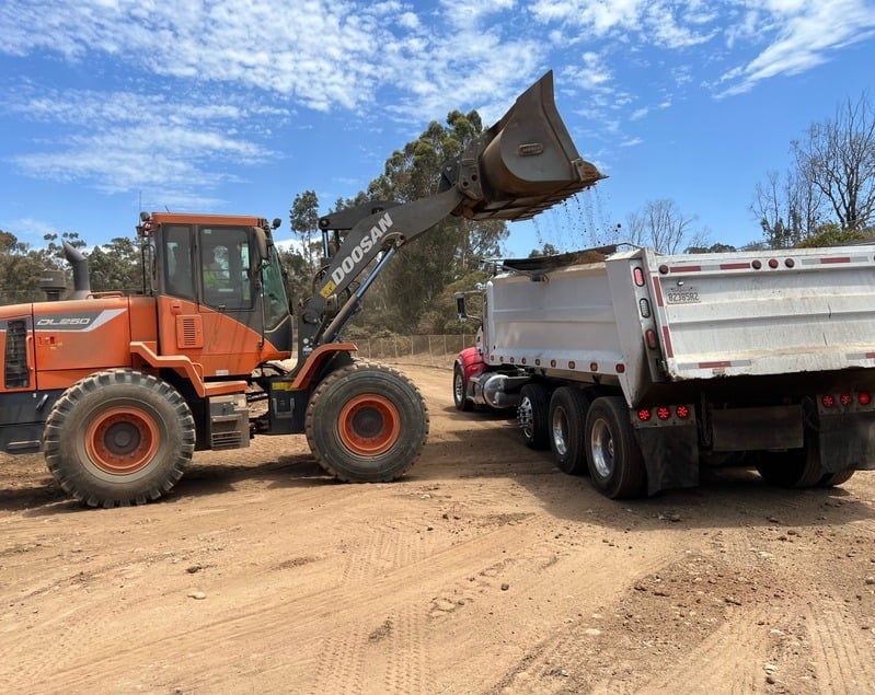 Loader at work